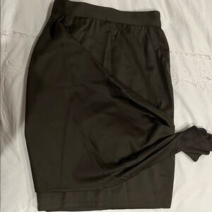 Versace Vintage Dark Green Wrap Skirt